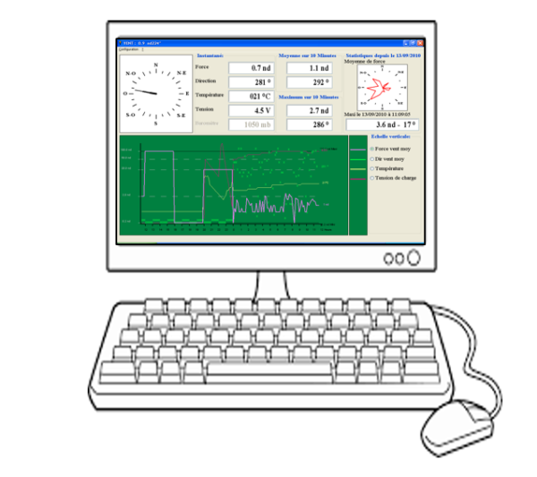 wind data recording software