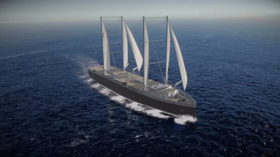 Prototype du premier cargo à voile nantais