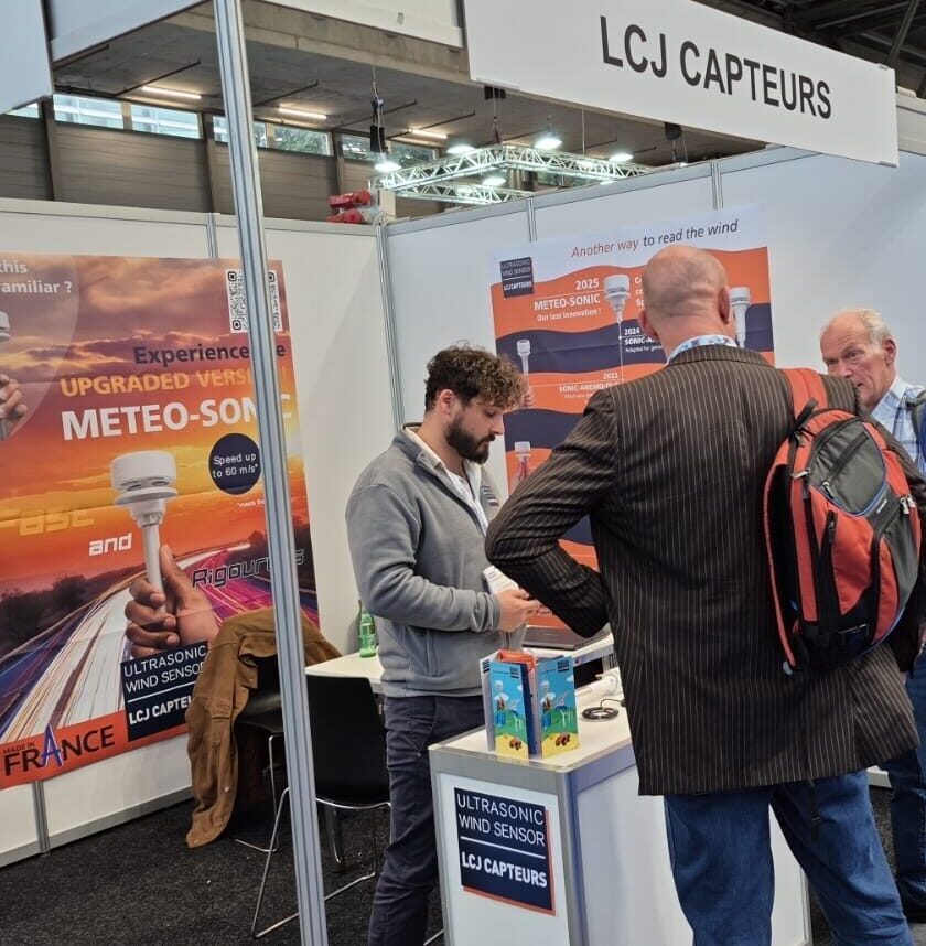 Stand de LCJ Capteurs au salon MTWE à Vienne